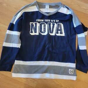 VILLANOVA "PINK BRAND" SEQUIN SWEATSHIRT